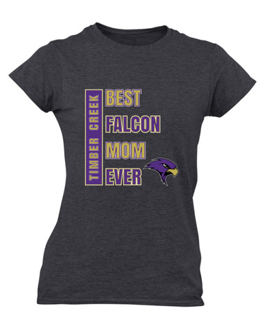 Timber Creek Falcons Best Falcon Mom Women's SS T-Shirt