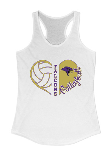 Timber Creek Falcons Heart Volleyball Women's Tank Top