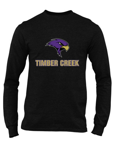Timber Creek Falcons Mascot #2 Men's Premium LS T-Shirt