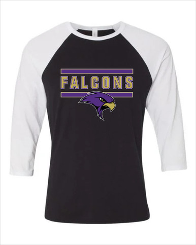 Timber Creek Falcons Mascot #5 Men's Baseball T-Shirt