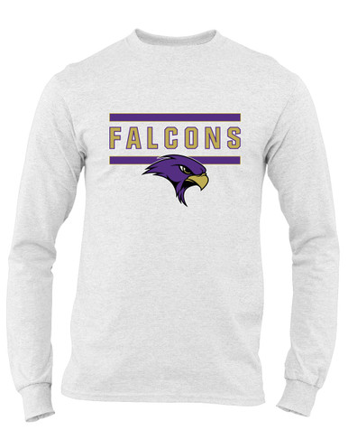 Timber Creek Falcons Mascot #5 Men's LS T-Shirt
