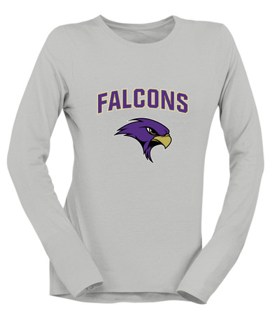 Timber Creek Falcons Mascot #6 Women's Premium LS T-Shirt