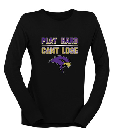 Timber Creek Falcons Play Hard, Can't Lose Women's Premium LS T-Shirt