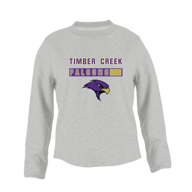 Timber Creek Falcons Mascot #7 Women's Sweatshirt