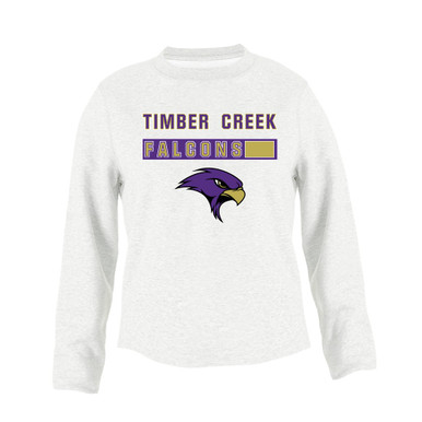 Timber Creek Falcons Mascot #7 Men's Sweatshirt