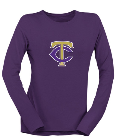 Timber Creek Falcons TC Script Mascot #1 Women's LS T-Shirt