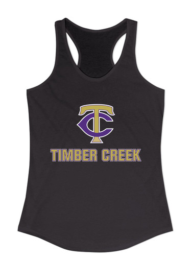 Timber Creek Falcons TC Script Mascot #2 Women's Tank Top