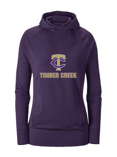Timber Creek Falcons TC Script Mascot #2 Women's Hoodie