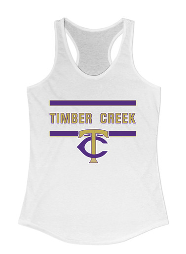 Timber Creek Falcons TC Script Mascot #4 Women's Tank Top