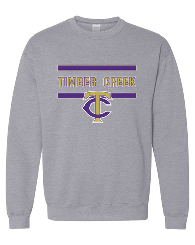 Timber Creek Falcons TC Script Mascot #4 Men's Sweatshirt