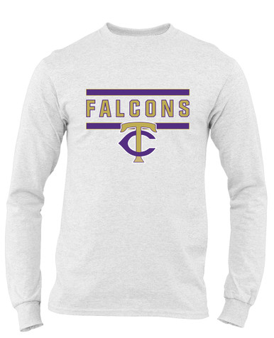 Timber Creek Falcons TC Script Mascot #5 Men's LS T-Shirt