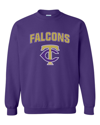 Timber Creek Falcons TC Script Mascot #6 Men's Sweatshirt