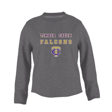 Timber Creek Falcons TC Script Spirit Women's Sweatshirt