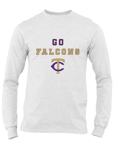 Timber Creek Falcons TC Script Go Team Men's Premium LS T-Shirt