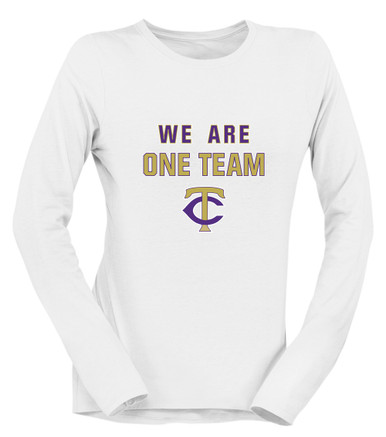 Timber Creek Falcons TC Script We Are One Team Women's LS T-Shirt