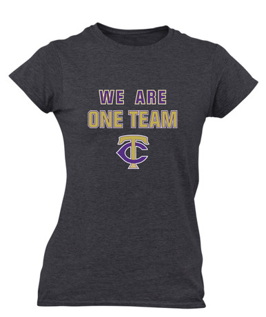 Timber Creek Falcons TC Script We Are One Team Women's Premium SS T-Shirt