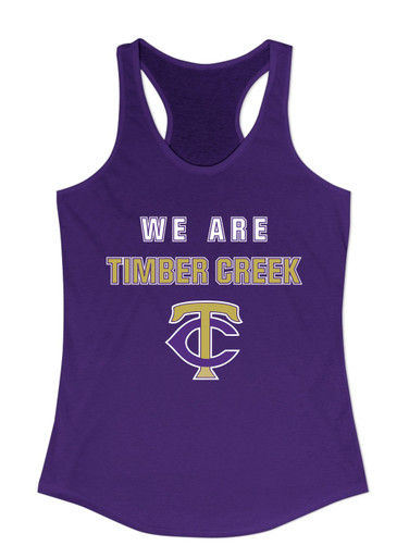 Timber Creek Falcons TC Script We Are Women's Tank Top