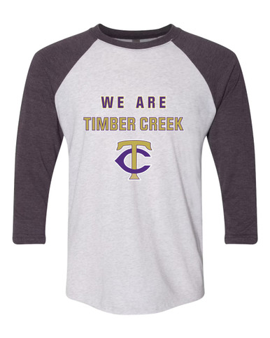 Timber Creek Falcons TC Script We Are Men's Baseball T-Shirt