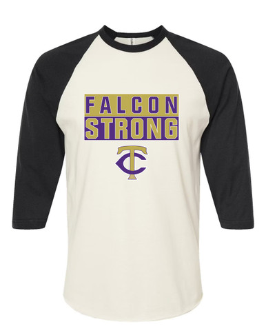 Timber Creek Falcons TC Script Strong #1 Women's Baseball T-Shirt