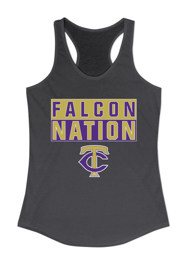Timber Creek Falcons TC Script Nation #1 Women's Tank Top