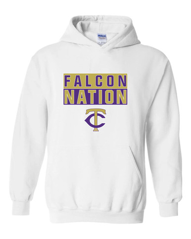 Timber Creek Falcons TC Script Nation #1 Men's Hoodie