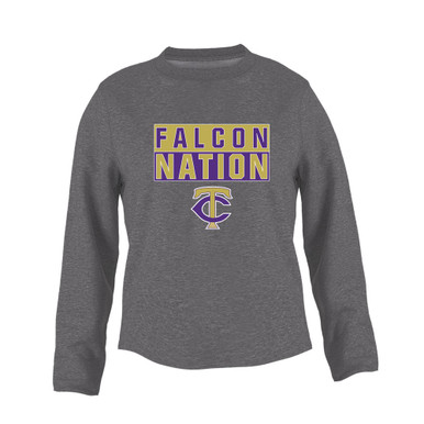 Timber Creek Falcons TC Script Nation #1 Women's Sweatshirt