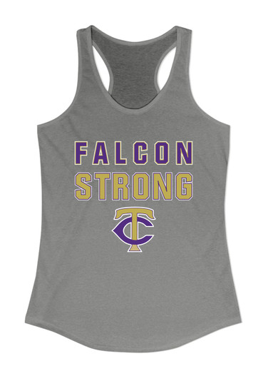Timber Creek Falcons TC Script Strong #2 Women's Tank Top