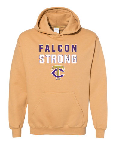Timber Creek Falcons TC Script Strong #2 Men's Hoodie