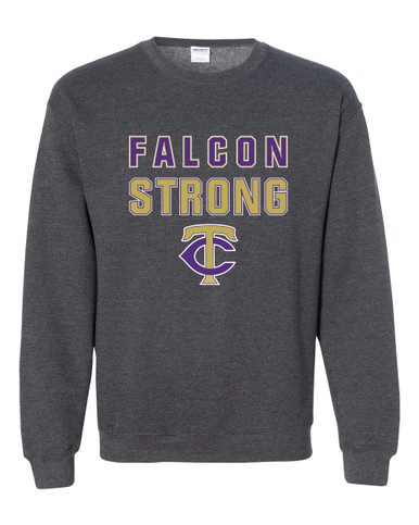 Timber Creek Falcons TC Script Strong #2 Men's Sweatshirt