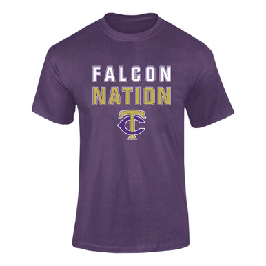 Timber Creek Falcons TC Script Nation #2 Men's Premium SS T-Shirt
