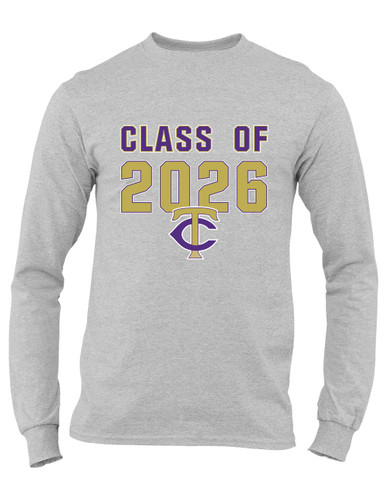 Timber Creek Falcons TC Script Class of 2026 Men's Premium LS T-Shirt