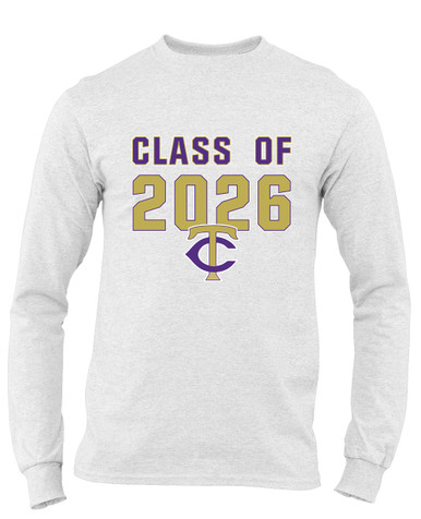 Timber Creek Falcons TC Script Class of 2026 Men's LS T-Shirt