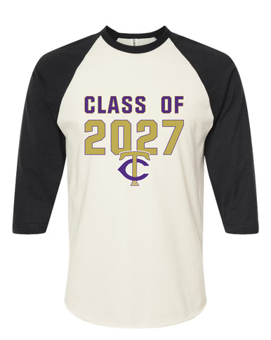 Timber Creek Falcons TC Script Class of 2027 Men's Baseball T-Shirt