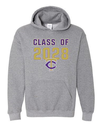 Timber Creek Falcons TC Script Class of 2028 Men's Hoodie