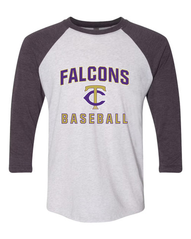 Timber Creek Falcons TC Script Baseball #1 Men's Baseball T-Shirt