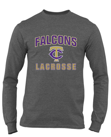 Timber Creek Falcons TC Script Lacrosse Men's LS T-Shirt