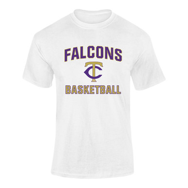 Timber Creek Falcons TC Script Basketball #1 Men's SS T-Shirt