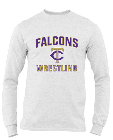 Timber Creek Falcons TC Script Wrestling Men's LS T-Shirt