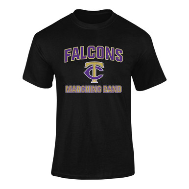 Timber Creek Falcons TC Script Marching Band Men's SS T-Shirt