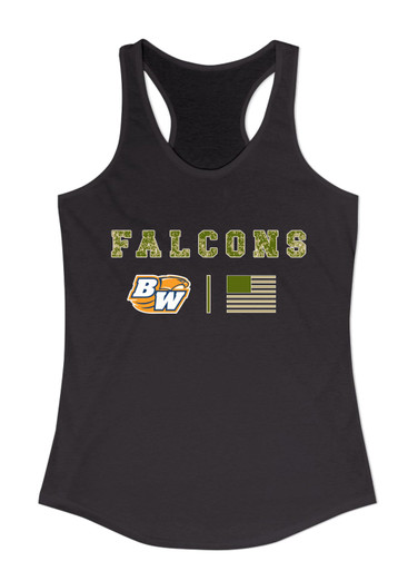Briar Woods Falcons Camo Flag Women's Tank Top