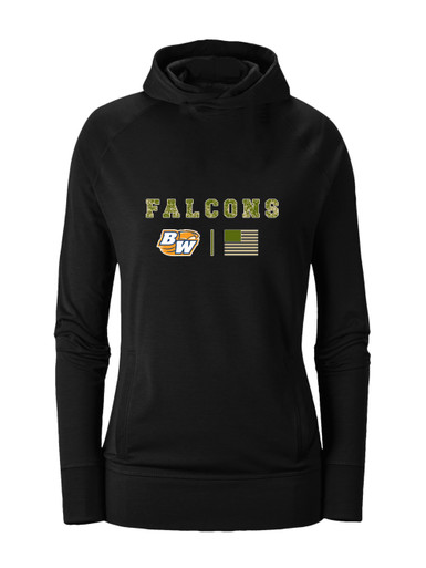 Briar Woods Falcons Camo Flag Women's Hoodie