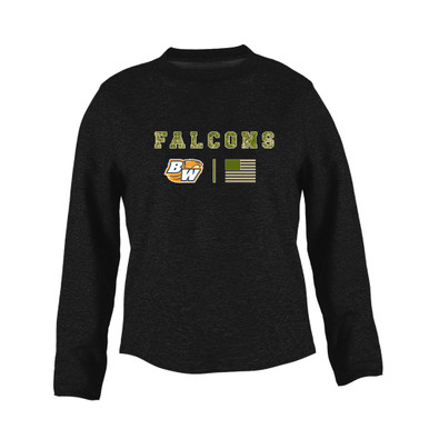 Briar Woods Falcons Camo Flag Women's Sweatshirt
