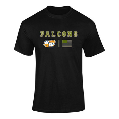 Briar Woods Falcons Camo Flag Men's SS T-Shirt