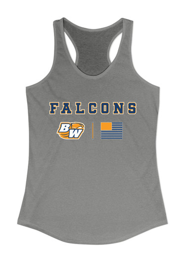 Briar Woods Falcons Team Colors Flag Women's Tank Top
