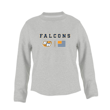 Briar Woods Falcons Team Colors Flag Women's Sweatshirt