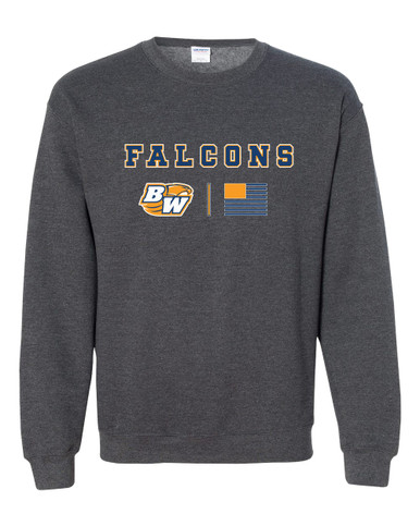 Briar Woods Falcons Team Colors Flag Men's Sweatshirt