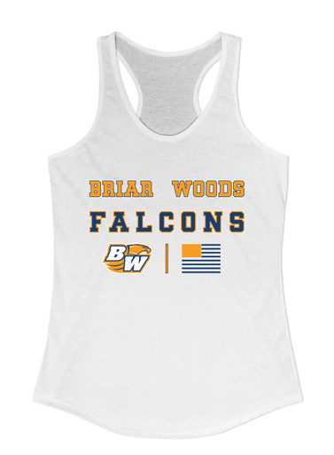 Briar Woods Falcons Spirit Flag Women's Tank Top