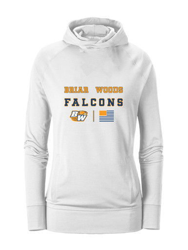 Briar Woods Falcons Spirit Flag Women's Hoodie