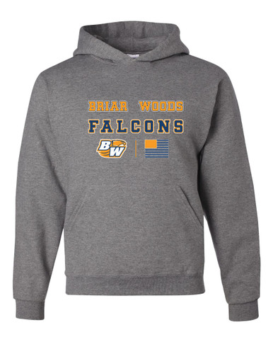 Briar Woods Falcons Spirit Flag Men's Premium Hoodie