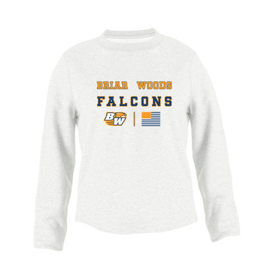 Briar Woods Falcons Spirit Flag Women's Sweatshirt
